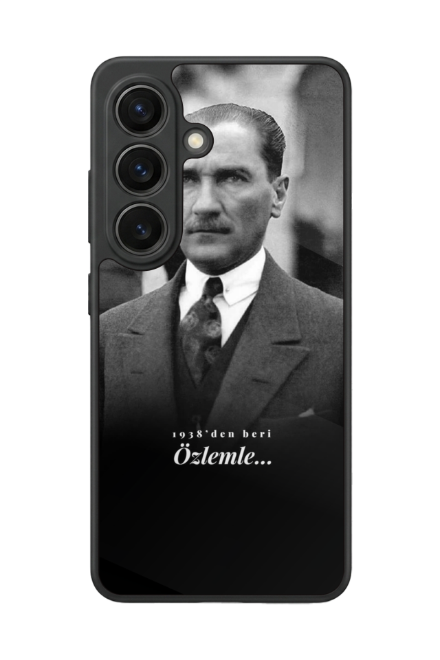 Samsung Galaxy S26 Uyumlu Mustafa Kemal Ataturk Tasarımlı Glossy Premium Kılıf