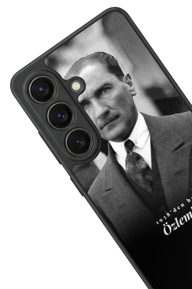 Samsung Galaxy S26 Uyumlu Mustafa Kemal Ataturk Tasarımlı Glossy Premium Kılıf