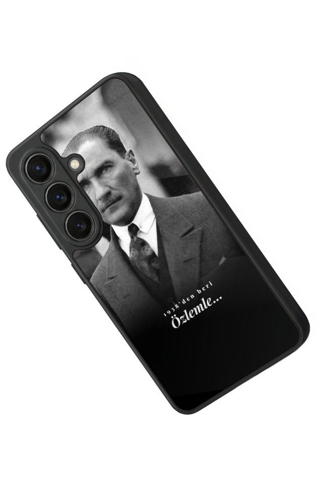 Samsung Galaxy S26 Uyumlu Mustafa Kemal Ataturk Tasarımlı Glossy Premium Kılıf
