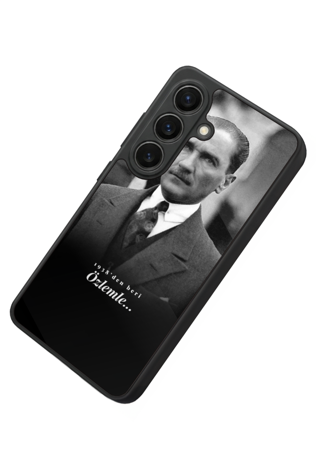 Samsung Galaxy S26 Uyumlu Mustafa Kemal Ataturk Tasarımlı Glossy Premium Kılıf