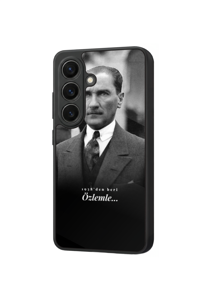 Samsung Galaxy S26 Uyumlu Mustafa Kemal Ataturk Tasarımlı Glossy Premium Kılıf