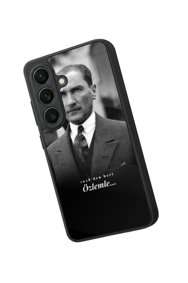 Samsung Galaxy S26 Uyumlu Mustafa Kemal Ataturk Tasarımlı Glossy Premium Kılıf
