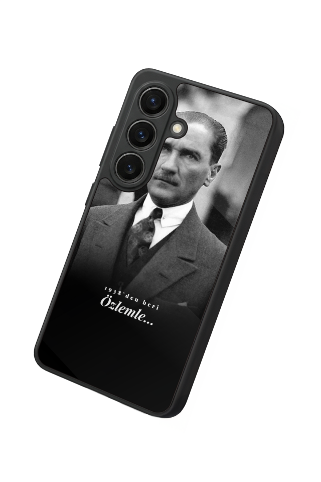 Samsung Galaxy S26 Uyumlu Mustafa Kemal Ataturk Tasarımlı Glossy Premium Kılıf
