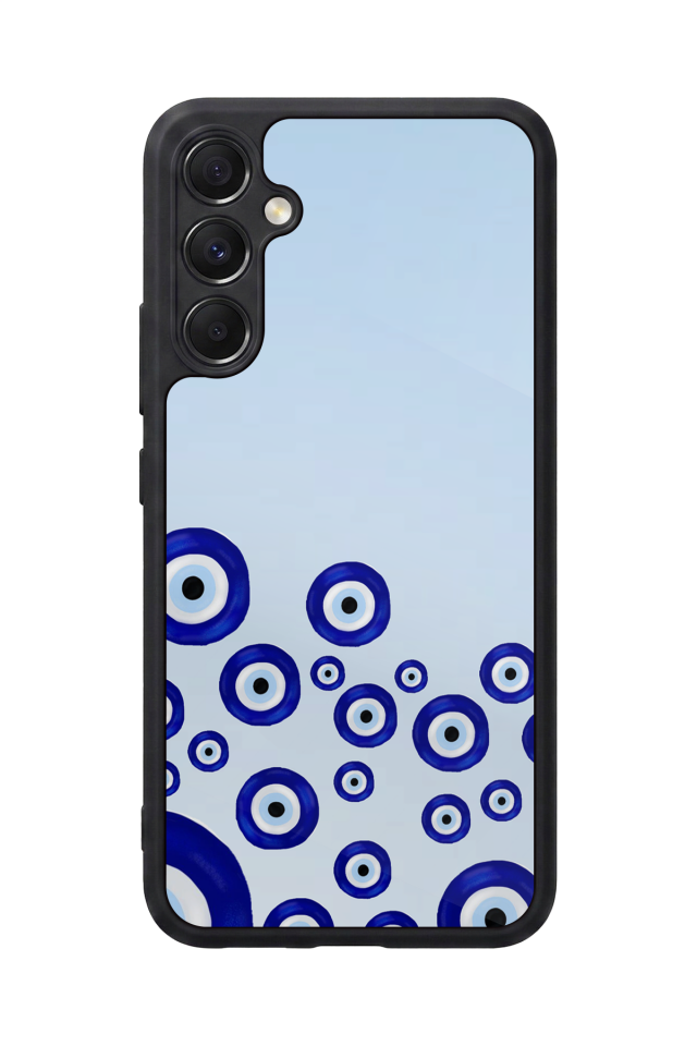 Samsung Galaxy A34 Uyumlu Nazar Tasarımlı Glossy Premium Kılıf