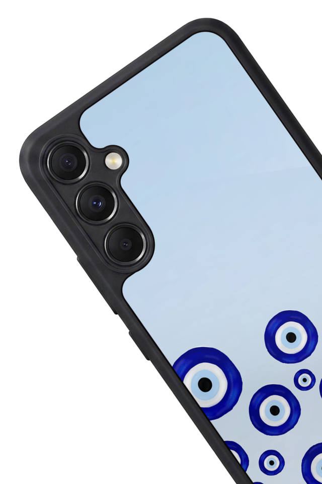 Samsung Galaxy A34 Uyumlu Nazar Tasarımlı Glossy Premium Kılıf