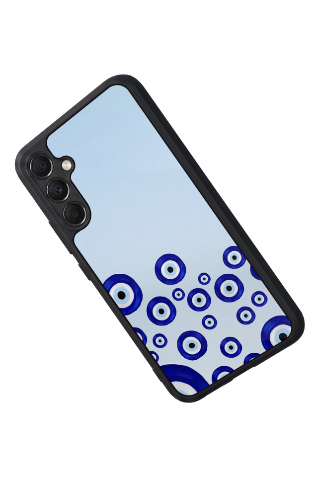 Samsung Galaxy A34 Uyumlu Nazar Tasarımlı Glossy Premium Kılıf