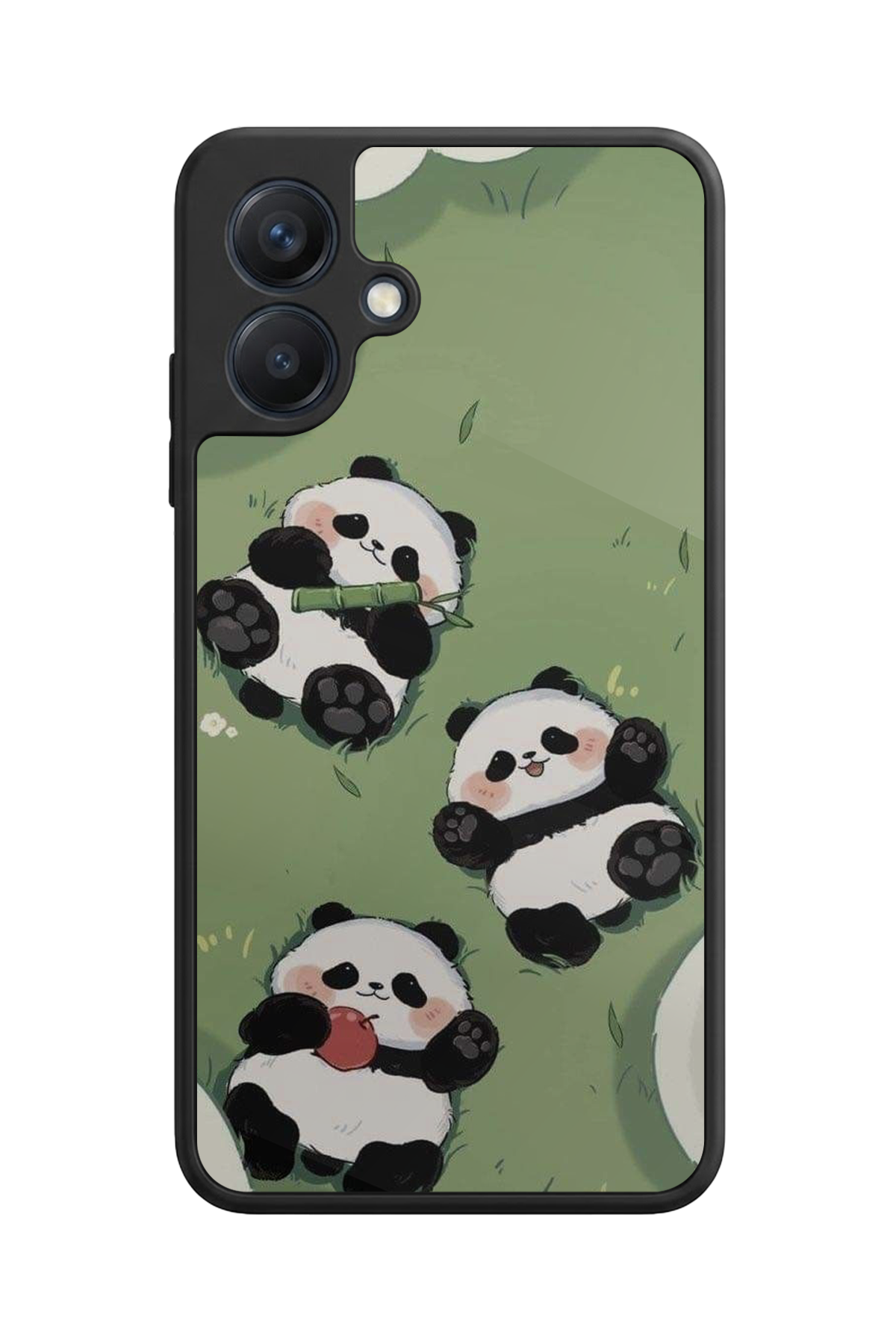 Samsung Galaxy A07 Uyumlu Panda Tasarımlı Glossy Premium Kılıf