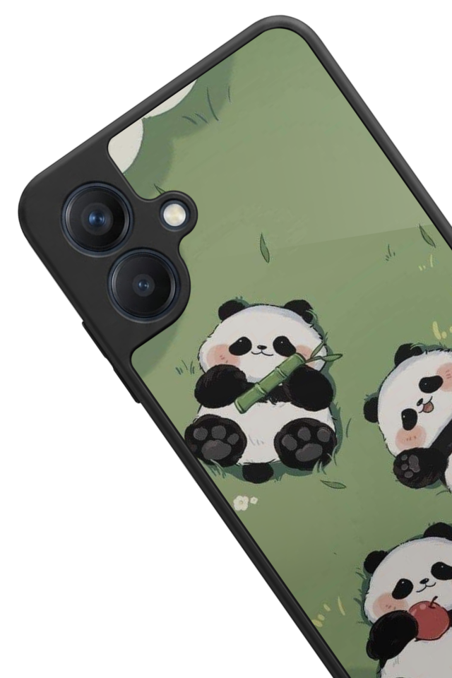 Samsung Galaxy A07 Uyumlu Panda Tasarımlı Glossy Premium Kılıf