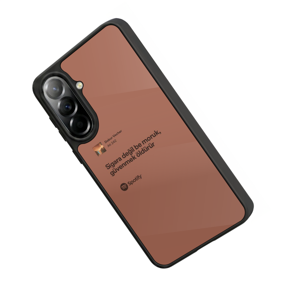 Samsung Galaxy A37 Uyumlu Sarki Sozleri Tasarımlı Glossy Premium Kılıf