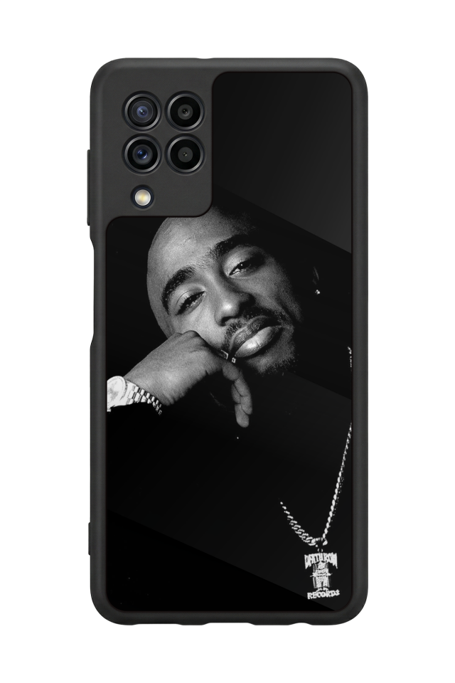 Samsung Galaxy M32 Uyumlu Tupac Tasarımlı Glossy Premium Kılıf