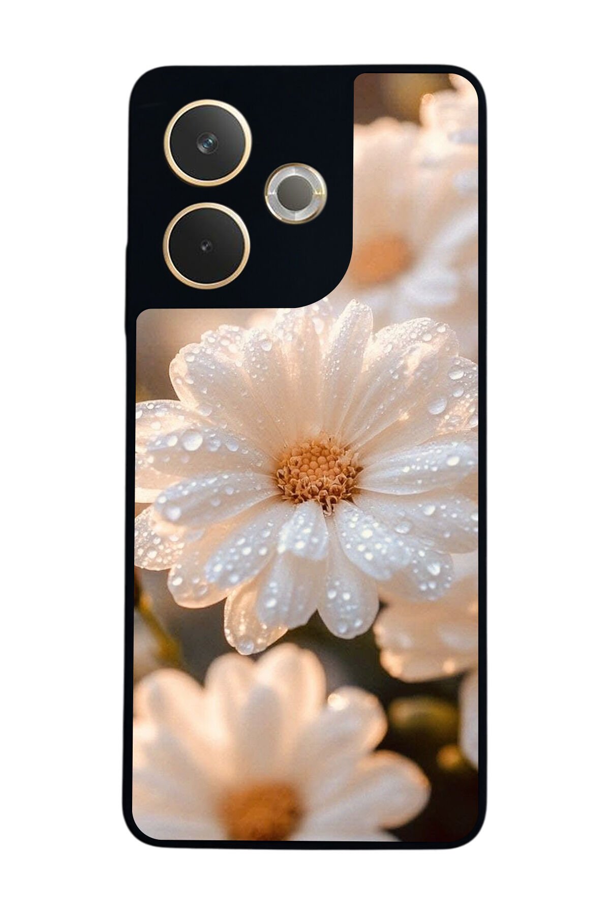 Oppo A5 Pro Uyumlu Cicek Tasarımlı Glossy Premium Kılıf