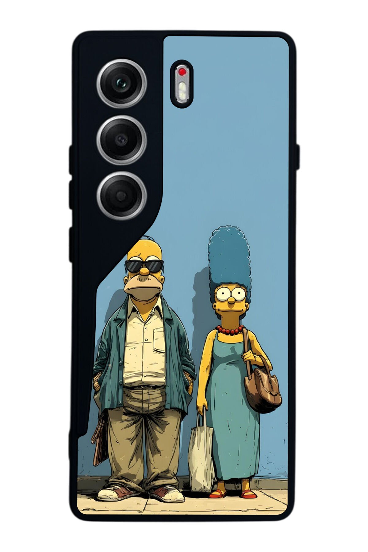 Tecno Camon 40 Uyumlu The Simpsons Tasarımlı Glossy Premium Kılıf