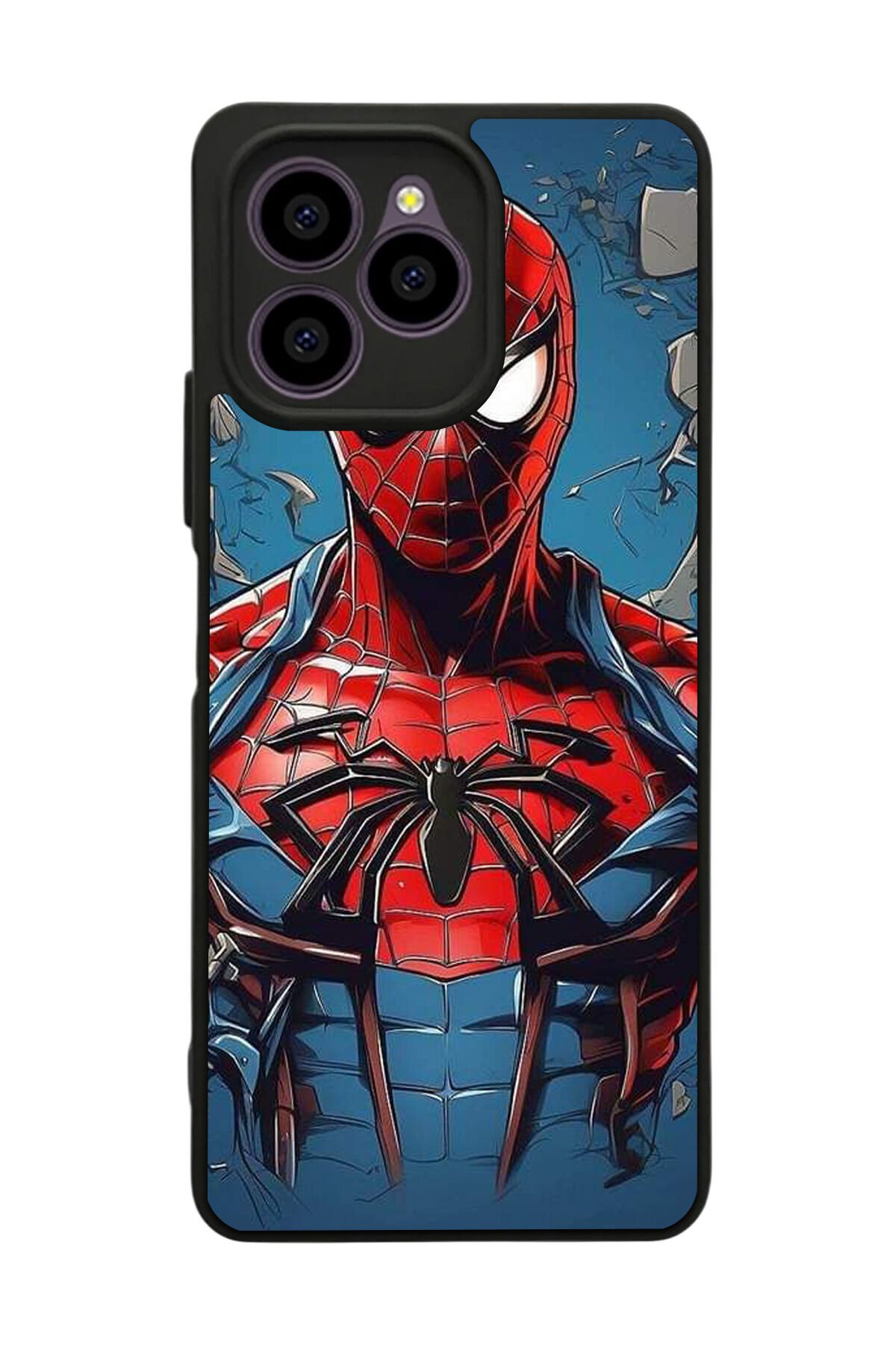 Omix X6 Uyumlu Spider Man ( Örümcek Adam ) Tasarımlı Glossy Premium Kılıf