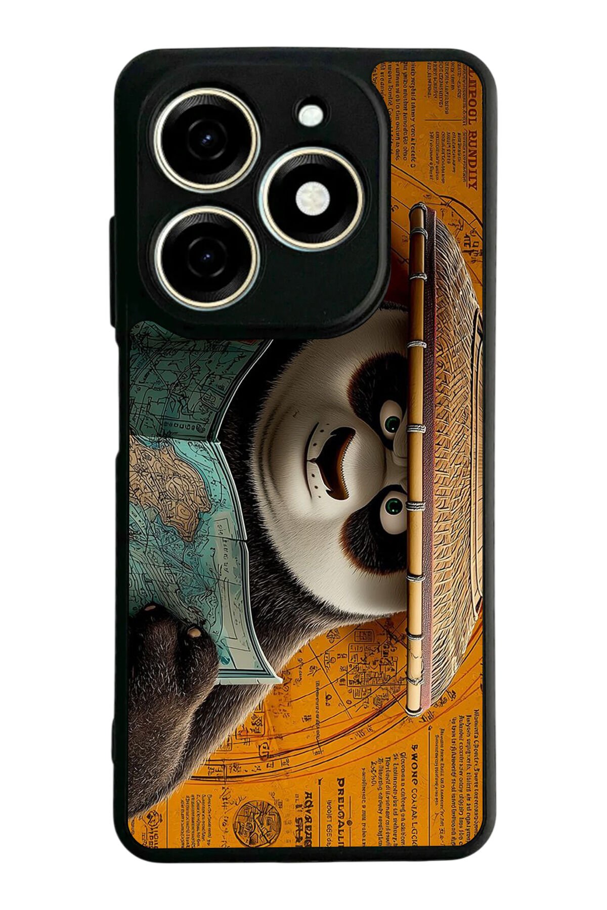 Infınıx Smart 8 Pro Uyumlu Kung Fu Panda Tasarımlı Glossy Premium Kılıf
