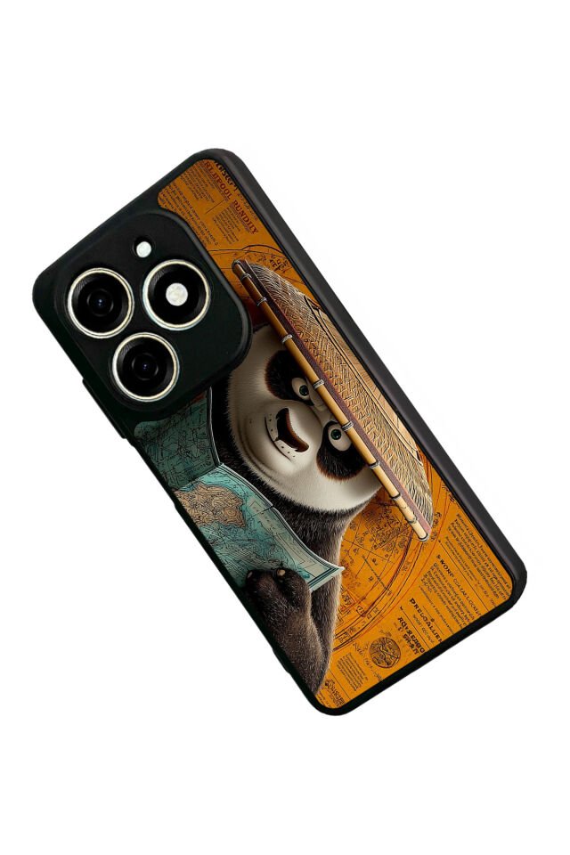 Infınıx Smart 8 Pro Uyumlu Kung Fu Panda Tasarımlı Glossy Premium Kılıf