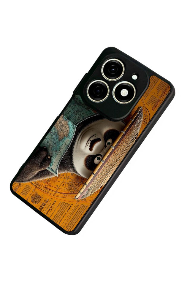 Infınıx Smart 8 Pro Uyumlu Kung Fu Panda Tasarımlı Glossy Premium Kılıf
