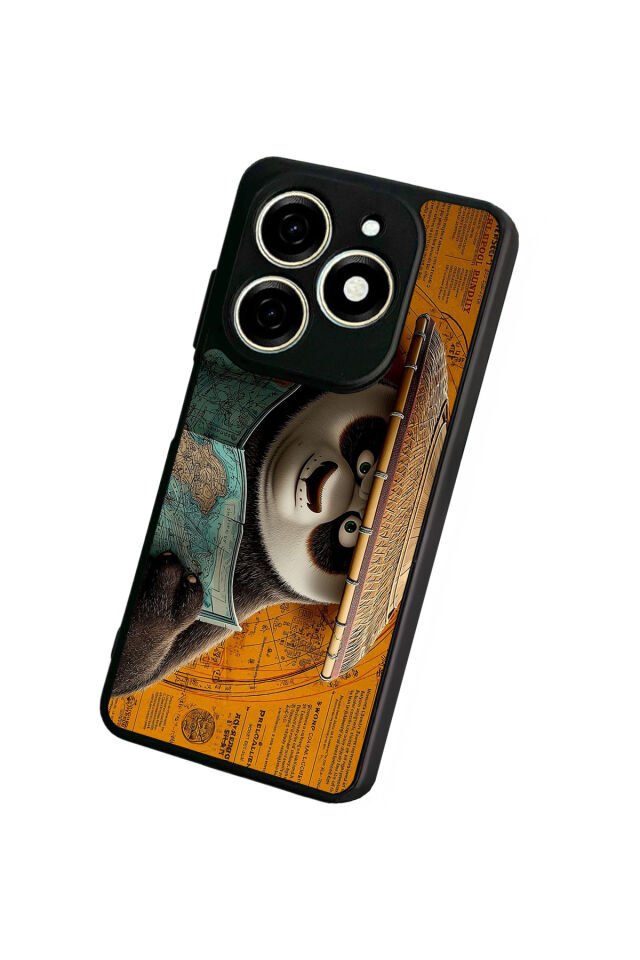 Infınıx Smart 8 Pro Uyumlu Kung Fu Panda Tasarımlı Glossy Premium Kılıf