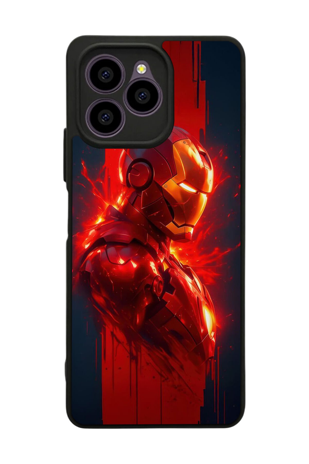 Omix X6 Uyumlu Iron Man ( Demir Adam ) Tasarımlı Glossy Premium Kılıf