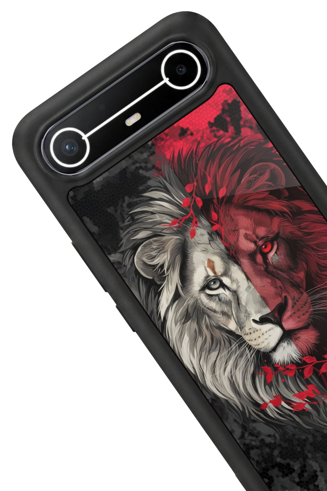 Tecno Spark Slim 5G Uyumlu Aslan Tasarımlı Glossy Premium Kılıf