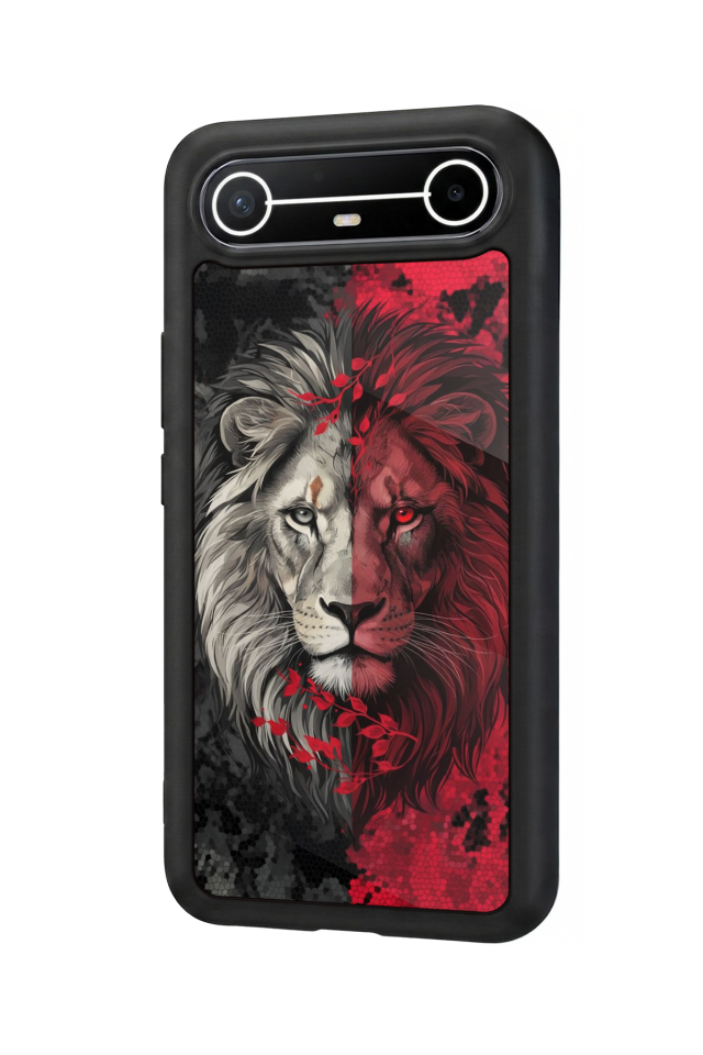 Tecno Spark Slim 5G Uyumlu Aslan Tasarımlı Glossy Premium Kılıf