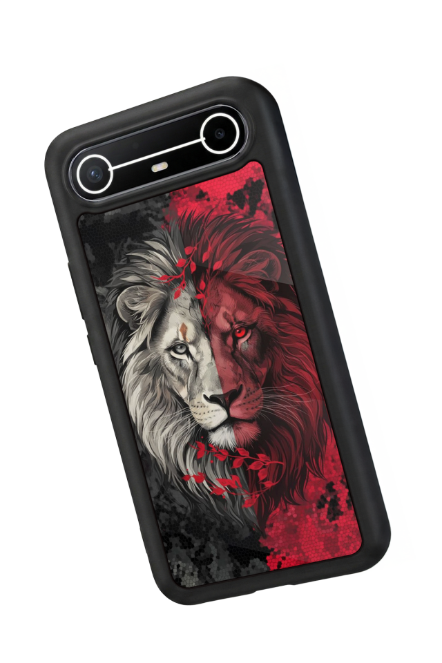 Tecno Spark Slim 5G Uyumlu Aslan Tasarımlı Glossy Premium Kılıf
