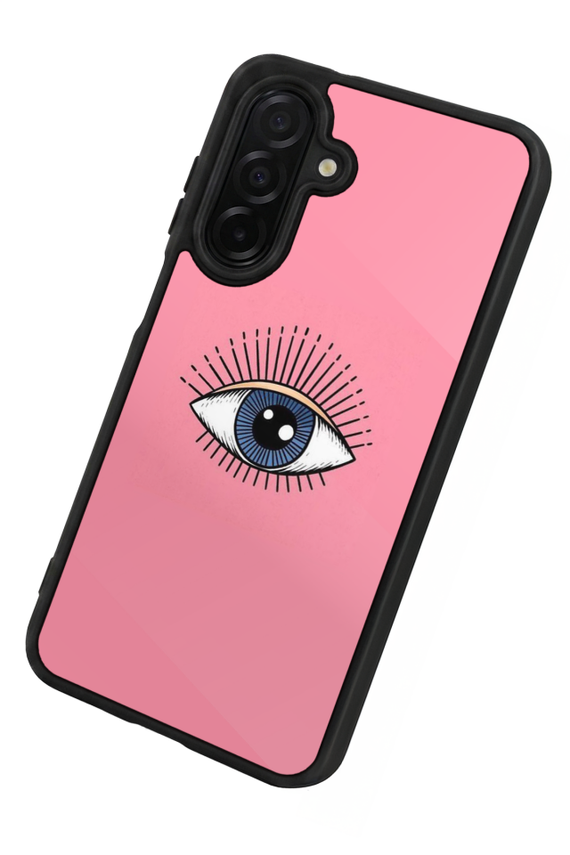 Samsung Galaxy A56 Uyumlu Göz Tasarımlı Glossy Premium Kılıf