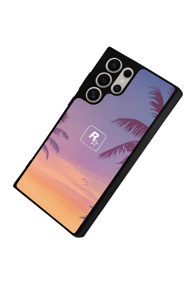 Samsung Galaxy S22 Ultra Uyumlu GTA Tasarımlı Glossy Premium Kılıf