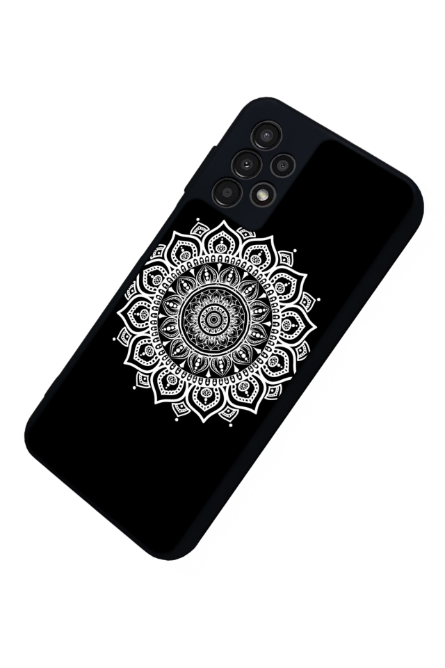 Samsung Galaxy A23 Uyumlu Mandala Tasarımlı Glossy Premium Kılıf