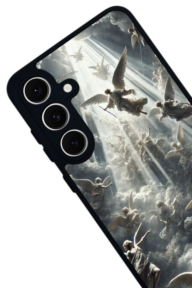 Samsung Galaxy A16 Uyumlu Melek Tasarımlı Glossy Premium Kılıf