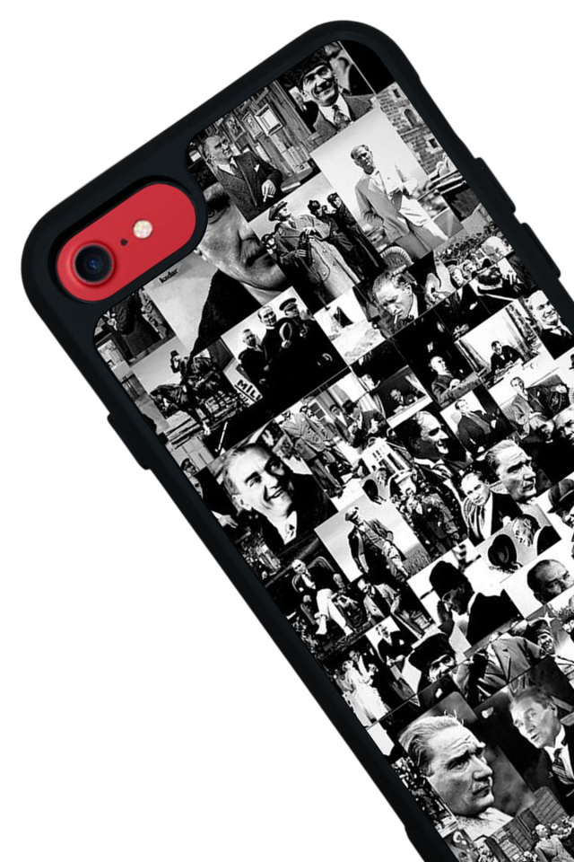 iPhone SE Uyumlu Mustafa Kemal Ataturk Tasarımlı Glossy Premium Kılıf