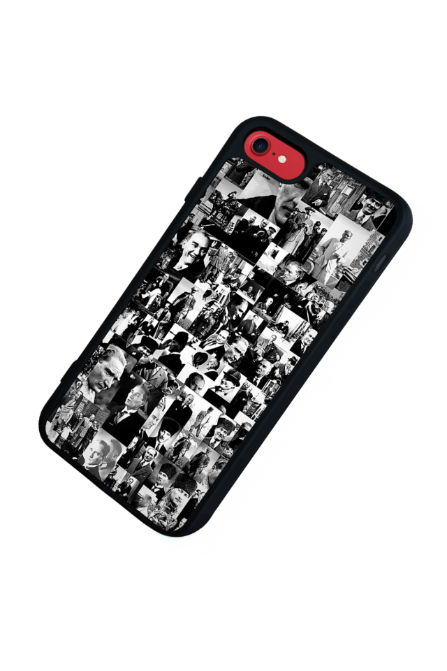 iPhone SE Uyumlu Mustafa Kemal Ataturk Tasarımlı Glossy Premium Kılıf