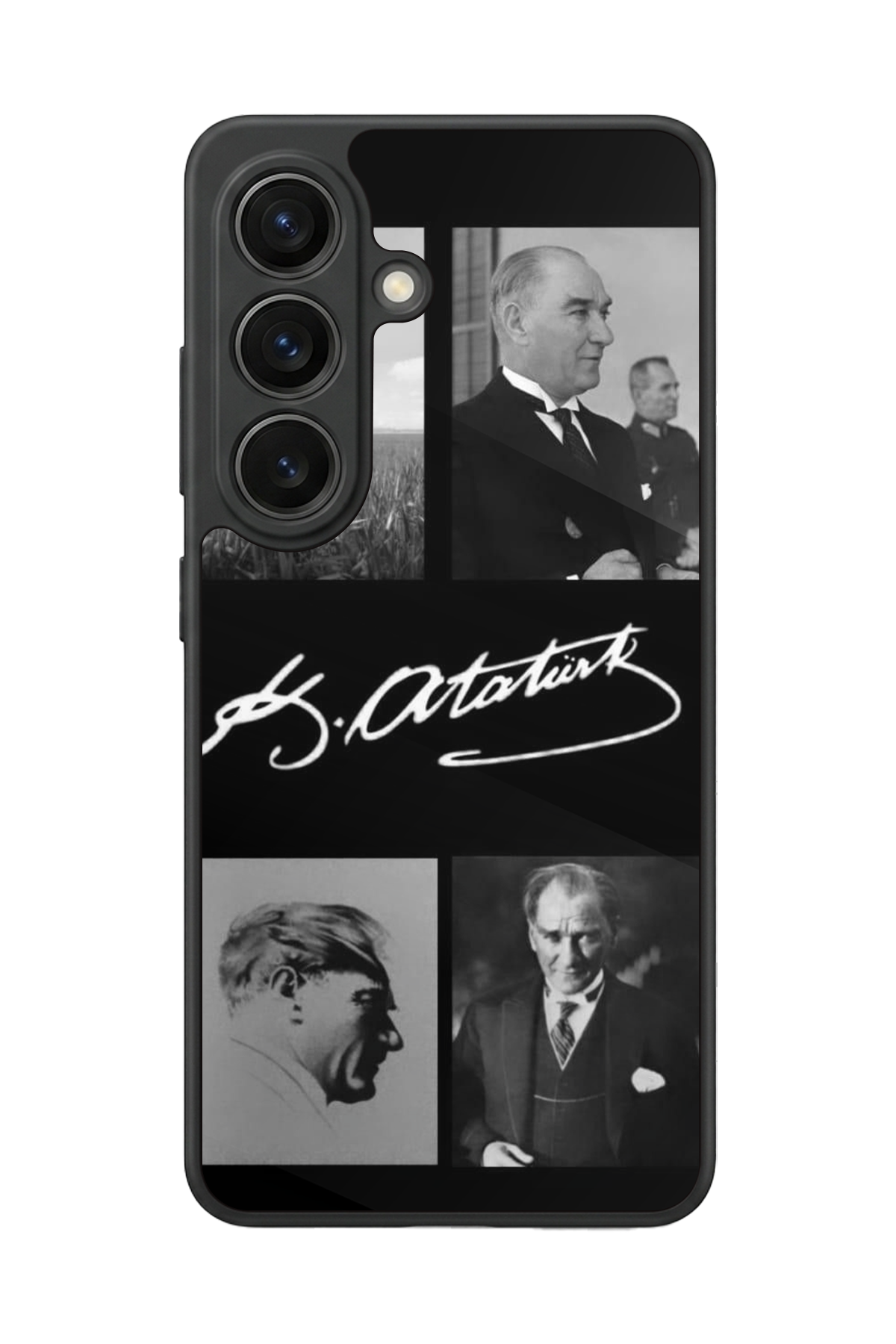 Samsung Galaxy S26 Uyumlu Mustafa Kemal Ataturk Tasarımlı Glossy Premium Kılıf