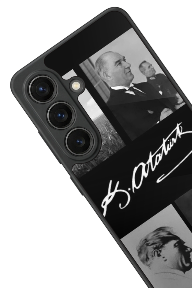 Samsung Galaxy S26 Uyumlu Mustafa Kemal Ataturk Tasarımlı Glossy Premium Kılıf