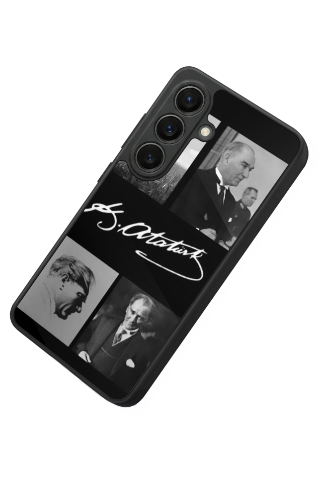 Samsung Galaxy S26 Uyumlu Mustafa Kemal Ataturk Tasarımlı Glossy Premium Kılıf