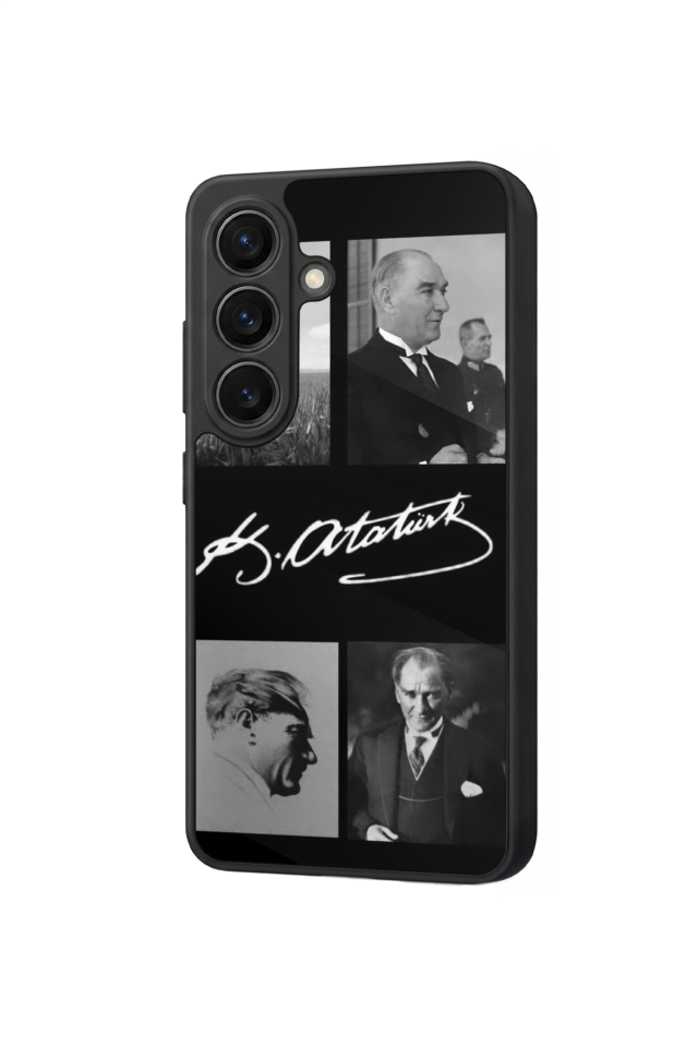 Samsung Galaxy S26 Uyumlu Mustafa Kemal Ataturk Tasarımlı Glossy Premium Kılıf