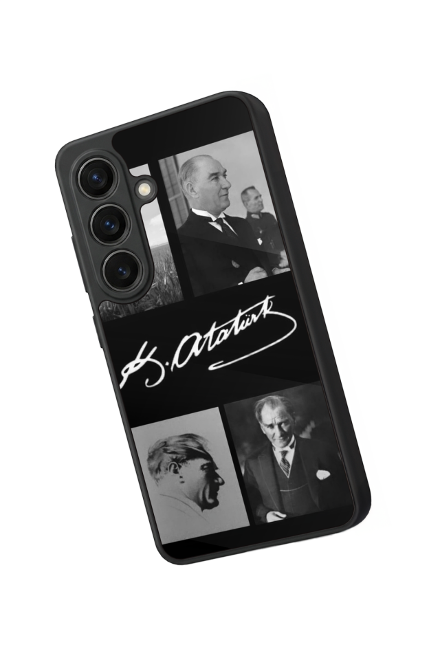 Samsung Galaxy S26 Uyumlu Mustafa Kemal Ataturk Tasarımlı Glossy Premium Kılıf