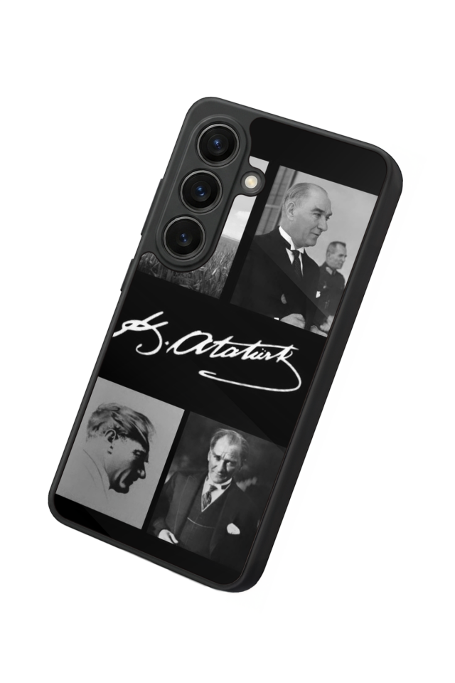 Samsung Galaxy S26 Uyumlu Mustafa Kemal Ataturk Tasarımlı Glossy Premium Kılıf