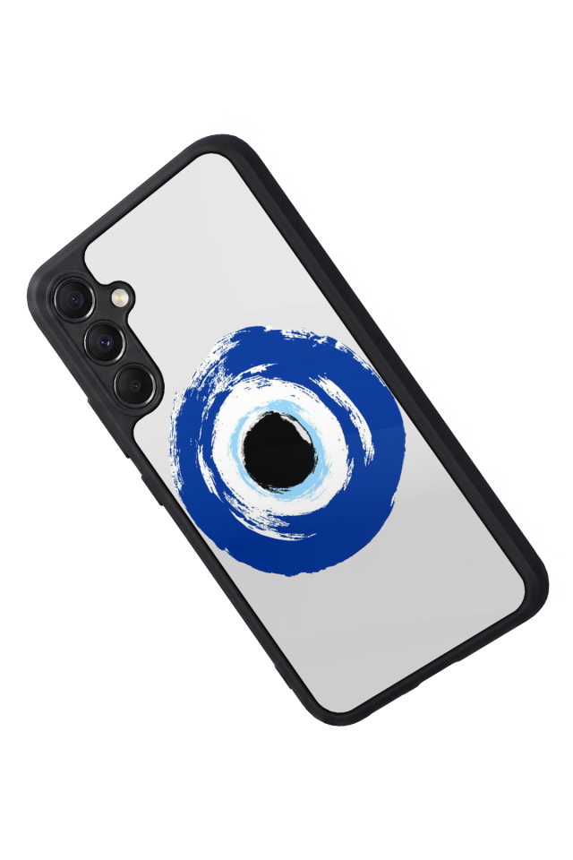 Samsung Galaxy A34 Uyumlu Nazar Tasarımlı Glossy Premium Kılıf