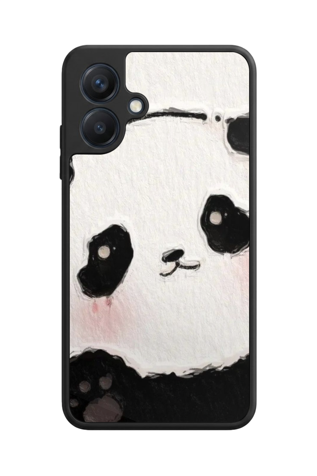 Samsung Galaxy A07 Uyumlu Panda Tasarımlı Glossy Premium Kılıf