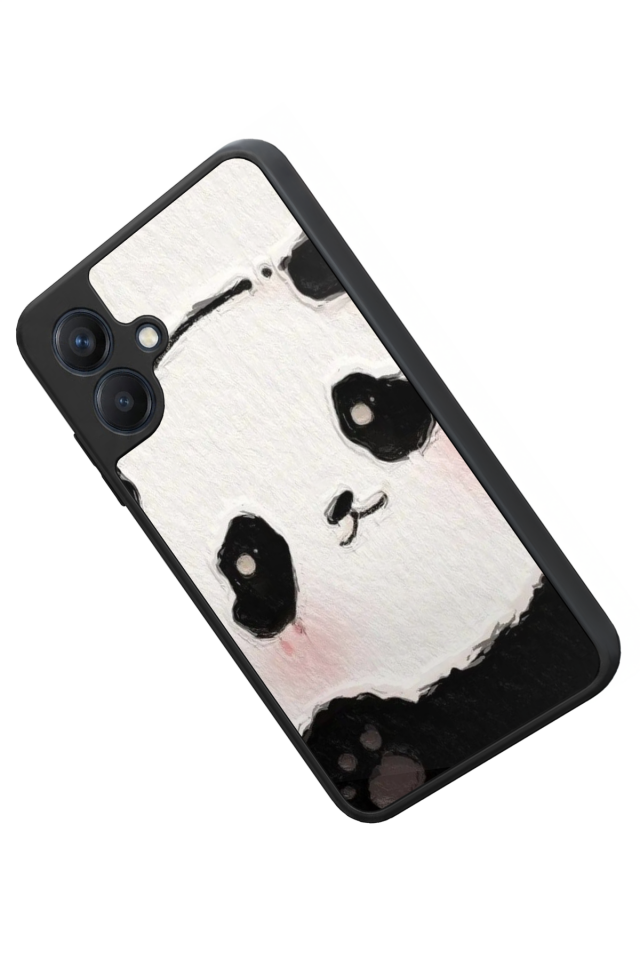 Samsung Galaxy A07 Uyumlu Panda Tasarımlı Glossy Premium Kılıf