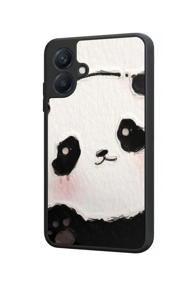Samsung Galaxy A07 Uyumlu Panda Tasarımlı Glossy Premium Kılıf