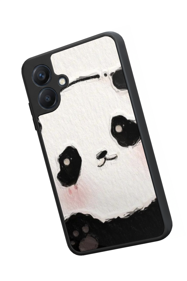 Samsung Galaxy A07 Uyumlu Panda Tasarımlı Glossy Premium Kılıf