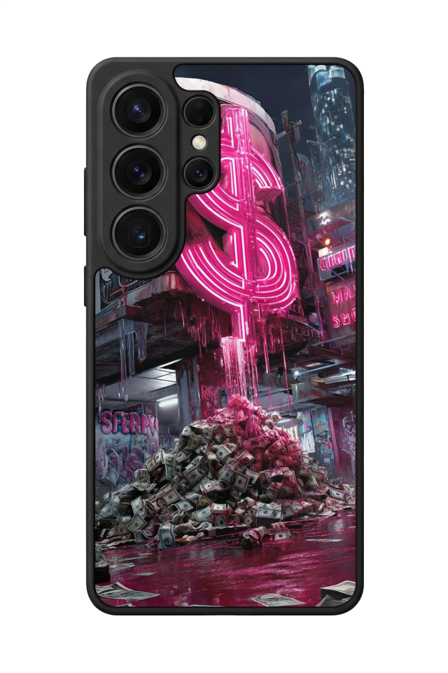 Samsung Galaxy S26 Ultra Uyumlu Para Tasarımlı Glossy Premium Kılıf