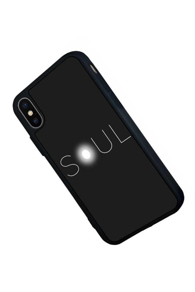 iPhone XS Max Uyumlu SOUL Tasarımlı Glossy Premium Kılıf