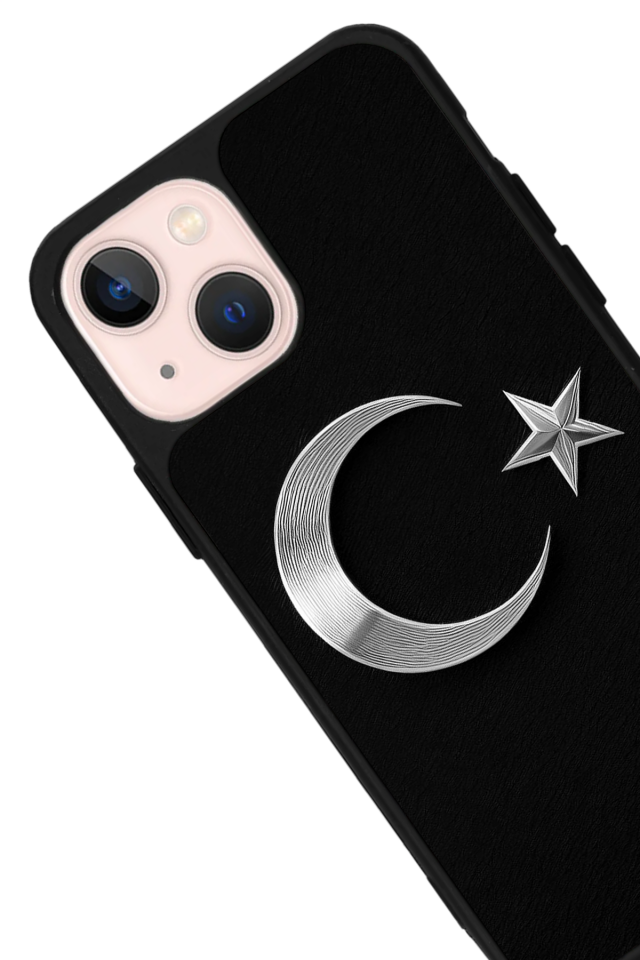 iPhone 13 Mini Uyumlu Türk Bayragi Tasarımlı Glossy Premium Kılıf