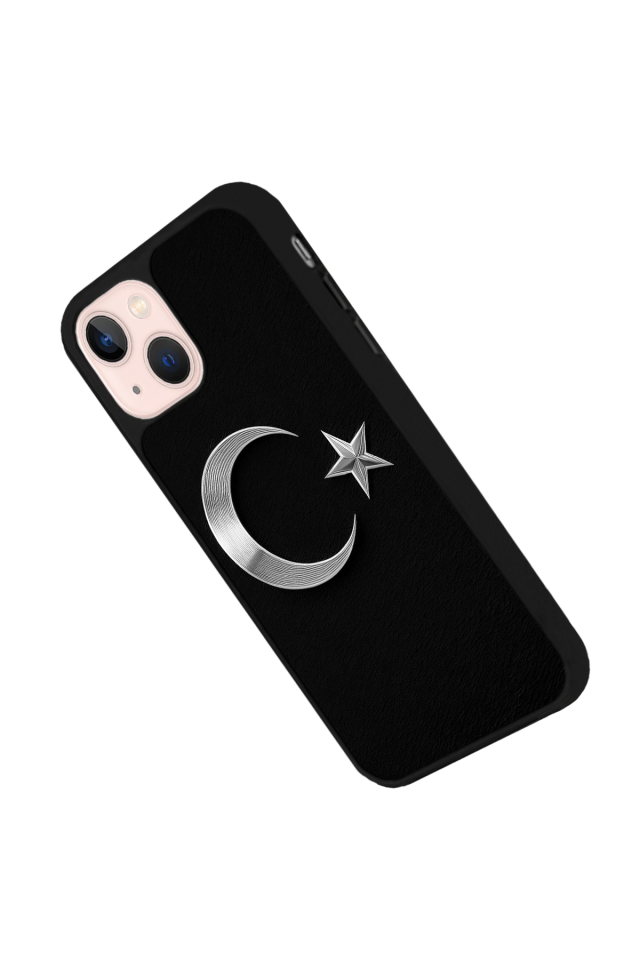 iPhone 13 Mini Uyumlu Türk Bayragi Tasarımlı Glossy Premium Kılıf