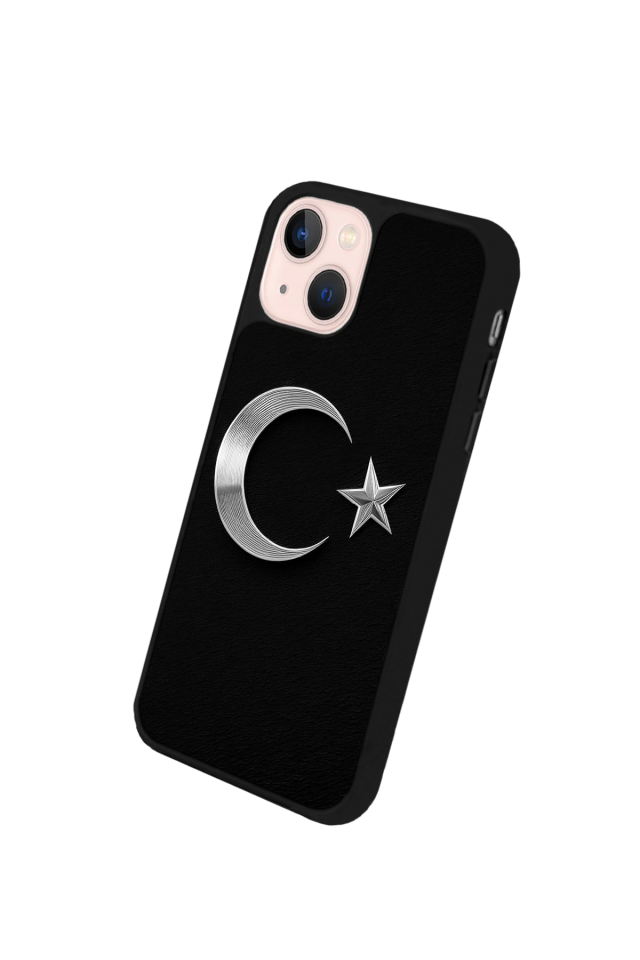 iPhone 13 Mini Uyumlu Türk Bayragi Tasarımlı Glossy Premium Kılıf