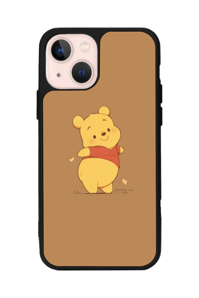 iPhone 15 Plus Uyumlu Winnie Tasarımlı Glossy Premium Kılıf