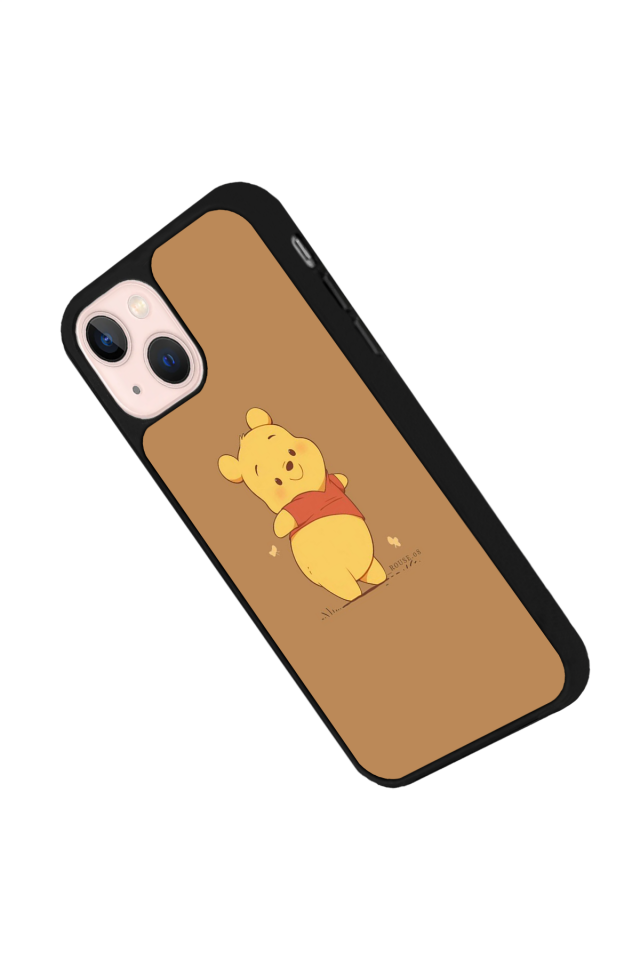 iPhone 15 Plus Uyumlu Winnie Tasarımlı Glossy Premium Kılıf