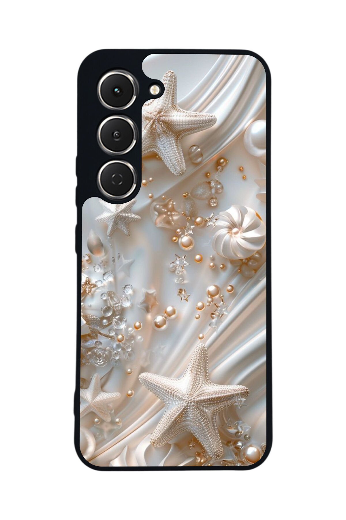 Tecno Spark 40 Pro Uyumlu İnci Tasarımlı Glossy Premium Kılıf